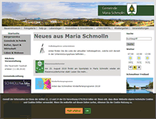 Tablet Screenshot of maria-schmolln.at